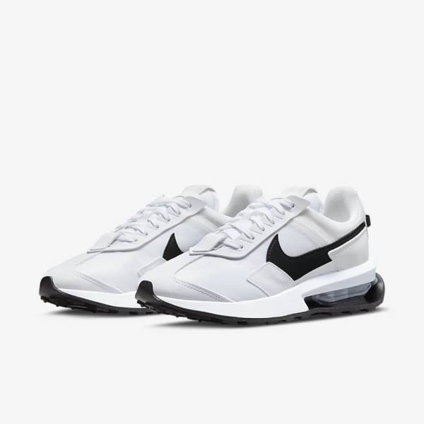 Nike Air Max Pre-Day Ženske Superge Bela / Kovinski Srebrna / Črna | NK237AIB