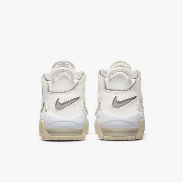 Nike Air More Uptempo Older Otroci Košarkaški Copati Bela / Rjav / Svetloba | NK958KZF