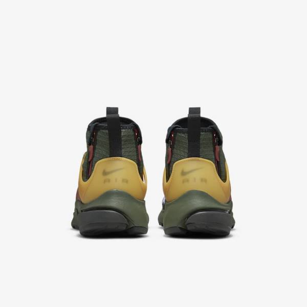 Nike Air Presto Mid Utility Moški Superge Temno Siva Zelena / Črna | NK672YMV