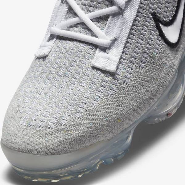 Nike Air VaporMax 2021 FK Moški Superge Bela / Črna / Kovinski Srebrna | NK071VDY