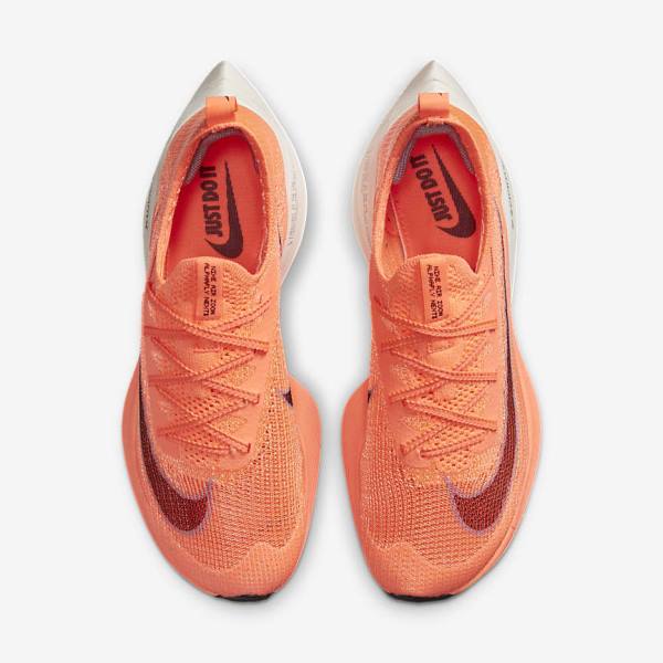 Nike Air Zoom Alphafly NEXT% Flyknit Road Racing Ženske Tekaški Čevlji Mango | NK293CVQ