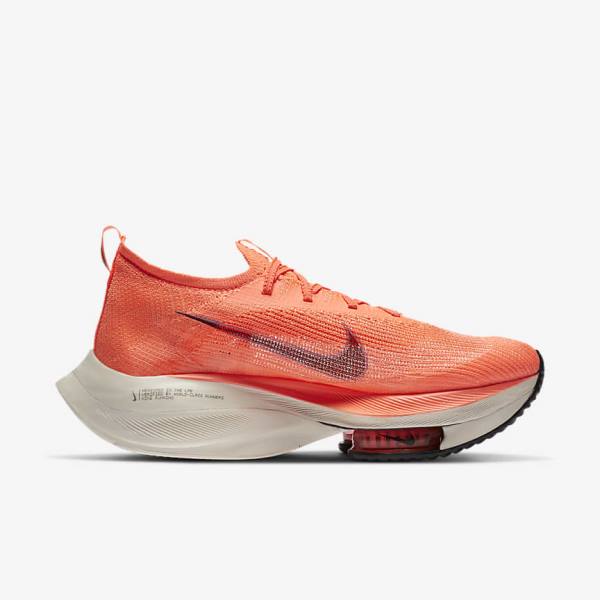 Nike Air Zoom Alphafly NEXT% Flyknit Road Racing Moški Tekaški Čevlji Vijolična / Rdeča / Črna / Črna | NK352HGC