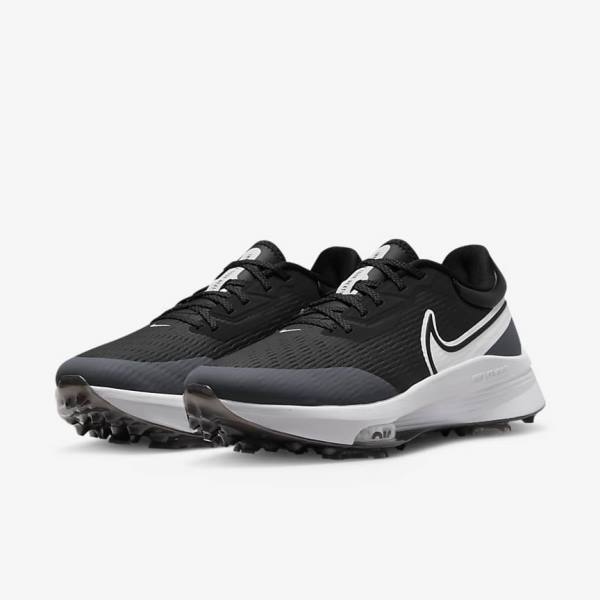 Nike Air Zoom Infinity Tour NEXT% Moški Čevlji Za Golf Črna / Siva / Turkizna / Bela | NK105RTY