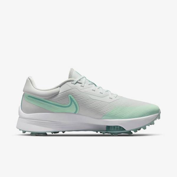 Nike Air Zoom Infinity Tour NEXT% Moški Čevlji Za Golf Mete Platina | NK607HIC