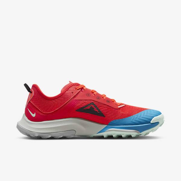 Nike Air Zoom Terra Kiger 8 Trail Moški Tekaški Čevlji Rdeča / Oranžna / Modra / Črna | NK127FAN