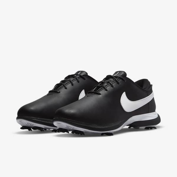 Nike Air Zoom Victory Tour 2 Moški Čevlji Za Golf Črna / Bela | NK871XSN