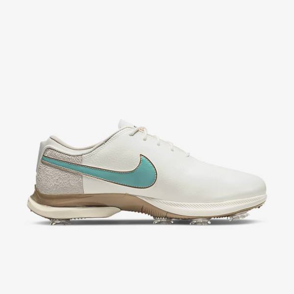 Nike Air Zoom Victory Tour 2 Ženske Čevlji Za Golf Bela / Svetloba Rjav / Turkizna | NK534MDB