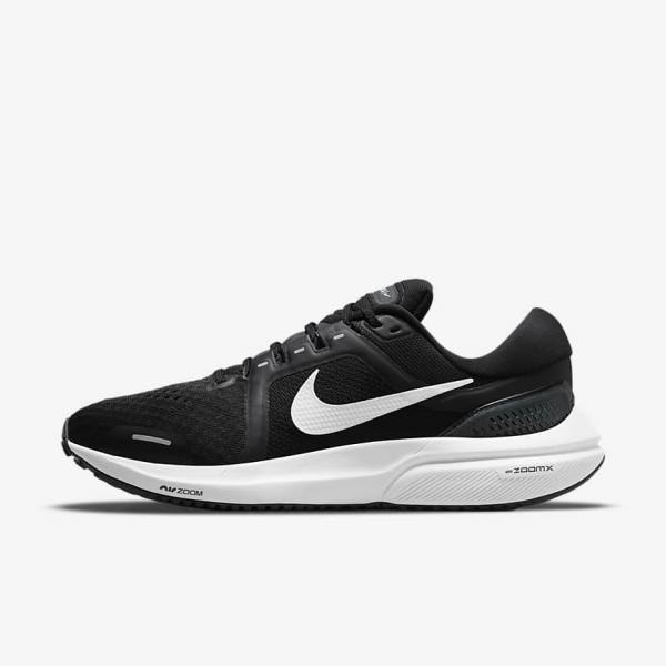 Nike Air Zoom Vomero 16 Road Moški Tekaški Čevlji Črna / Temno Siva / Bela | NK301HTQ