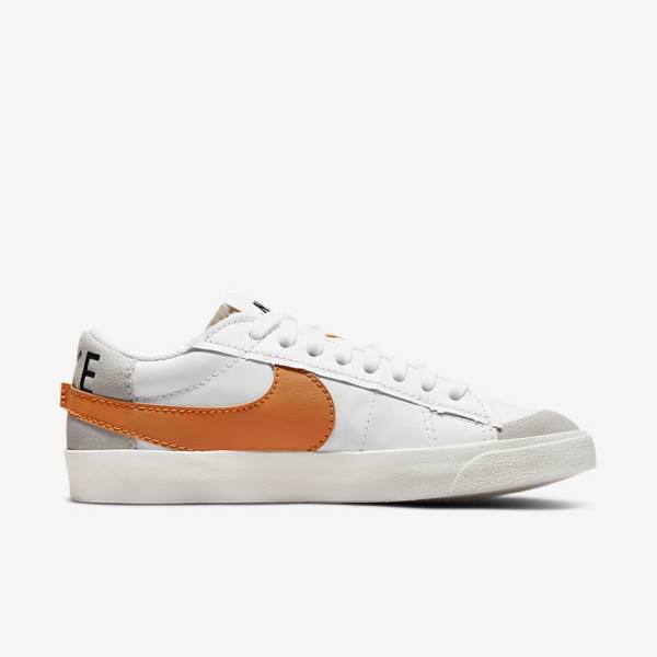 Nike Blazer Low 77 Jumbo Moški Superge Bela / Siva / Oranžna | NK235XOZ