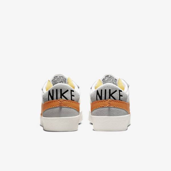 Nike Blazer Low 77 Jumbo Moški Superge Bela / Siva / Oranžna | NK235XOZ