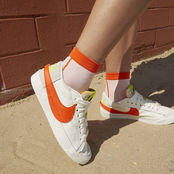 Nike Blazer Low 77 Jumbo Ženske Superge Zelena / Oranžna | NK436GSQ