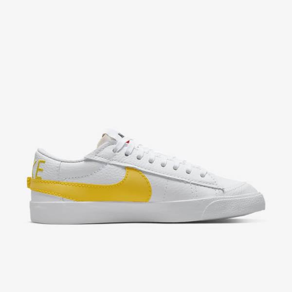 Nike Blazer Low Jumbo Moški Superge Bela / Črna / Oranžna | NK512RND