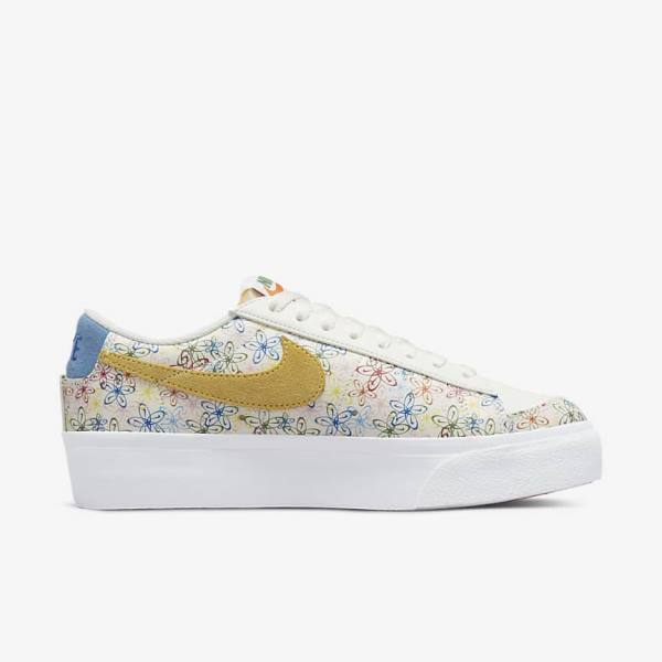 Nike Blazer Low Platform Ženske Superge Kraljevsko Modra | NK346XTE