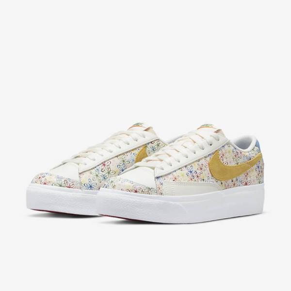 Nike Blazer Low Platform Ženske Superge Kraljevsko Modra | NK346XTE