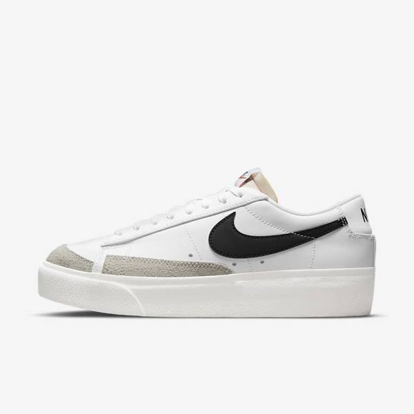 Nike Blazer Low Platform Ženske Superge Bela | NK420XAI