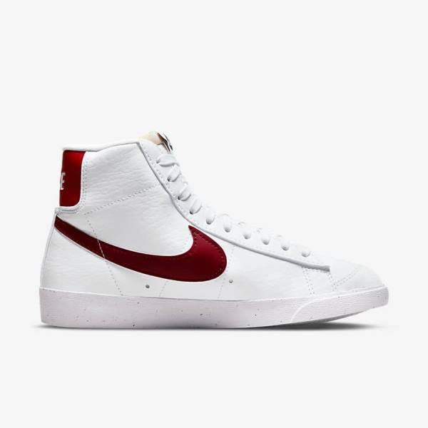 Nike Blazer Mid 77 Next Nature Ženske Superge Bela / Črna / Rdeča | NK263KAD