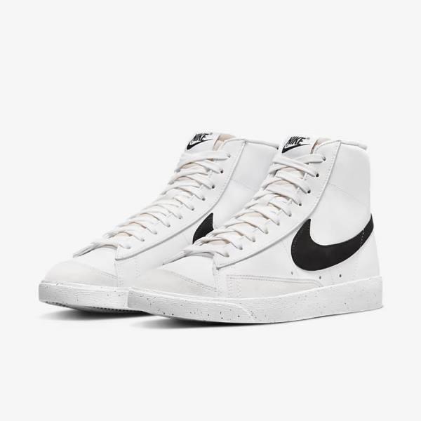 Nike Blazer Mid 77 Next Nature Ženske Superge Bela / Črna | NK768DSF