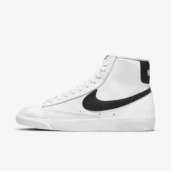 Nike Blazer Mid 77 Next Nature Ženske Superge Bela / Črna | NK768DSF