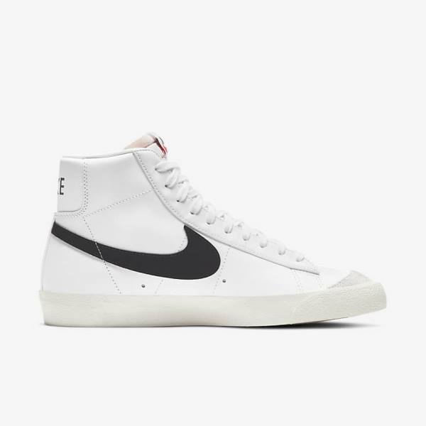 Nike Blazer Mid 77 Vintage Moški Superge Bela / Črna | NK105LEO