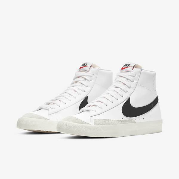 Nike Blazer Mid 77 Vintage Moški Superge Bela / Črna | NK105LEO