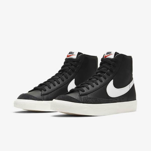 Nike Blazer Mid 77 Vintage Moški Superge Črna | NK526UKA