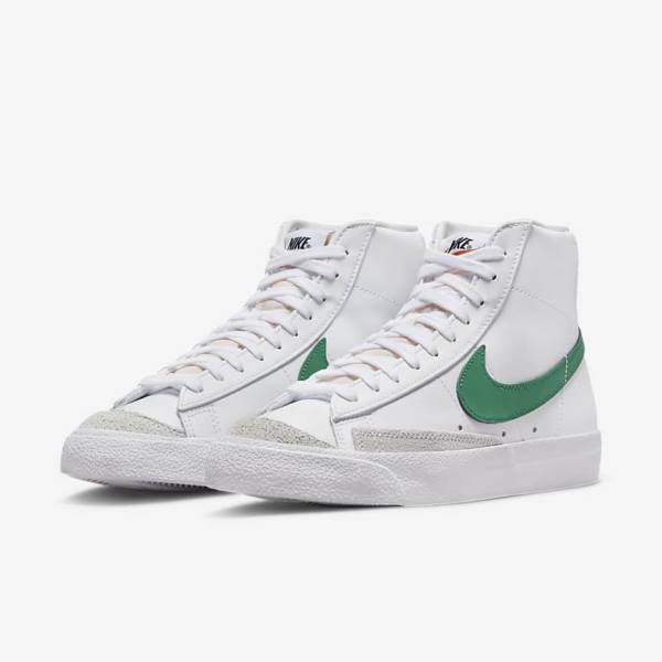 Nike Blazer Mid 77 Vintage Ženske Superge Bela / Koral | NK781WHX