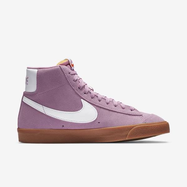 Nike Blazer Mid 77 Ženske Superge Roza / Rjav / Oranžna / Bela | NK839SPB