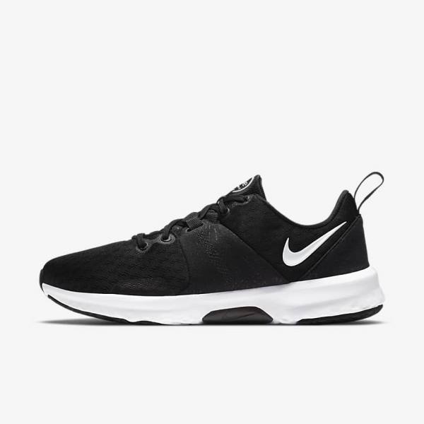 Nike City Trainer 3 Ženske Športni Copati Črna / Temno Siva / Bela | NK052VEY