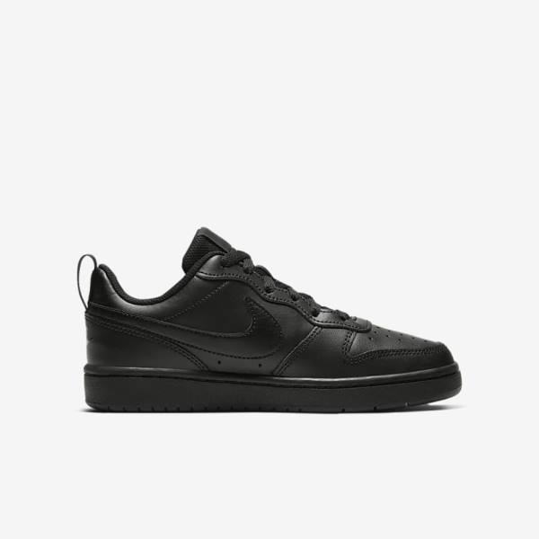 Nike Court Borough Low 2 Older Otroci Superge Črna | NK925CFJ