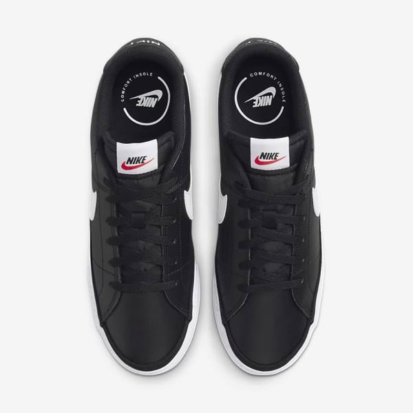 Nike Court Legacy Moški Superge Črna / Bela | NK401NCY