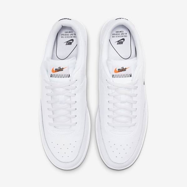 Nike Court Vintage Premium Moški Superge Bela / Oranžna / Črna | NK671VOX