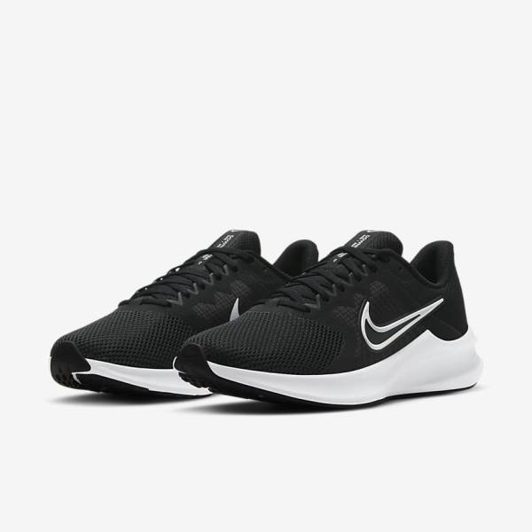 Nike Downshifter 11 Road Ženske Tekaški Čevlji Črna / Temno Siva / Bela | NK632BMQ