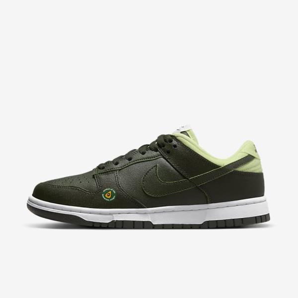 Nike Dunk Low LX Ženske Superge Olivno Zelene | NK106UNJ