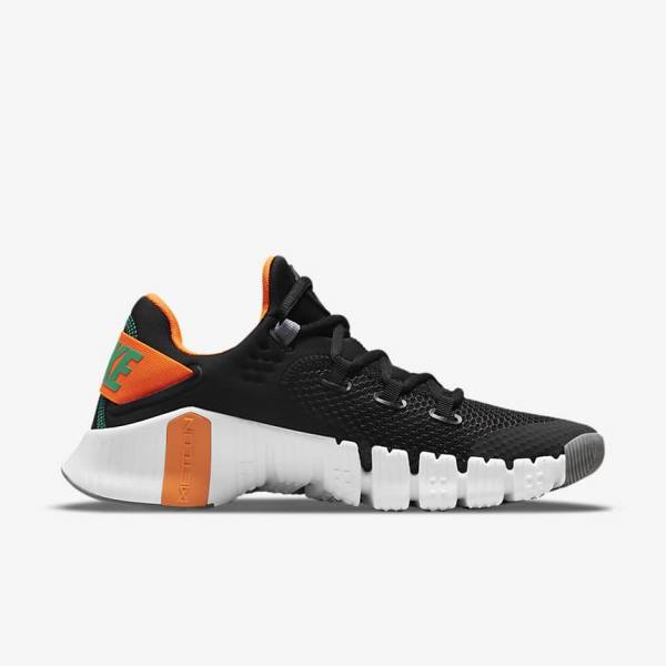 Nike Free Metcon 4 Ženske Športni Copati Črna / Oranžna / Bela / Turkizna | NK456AVE