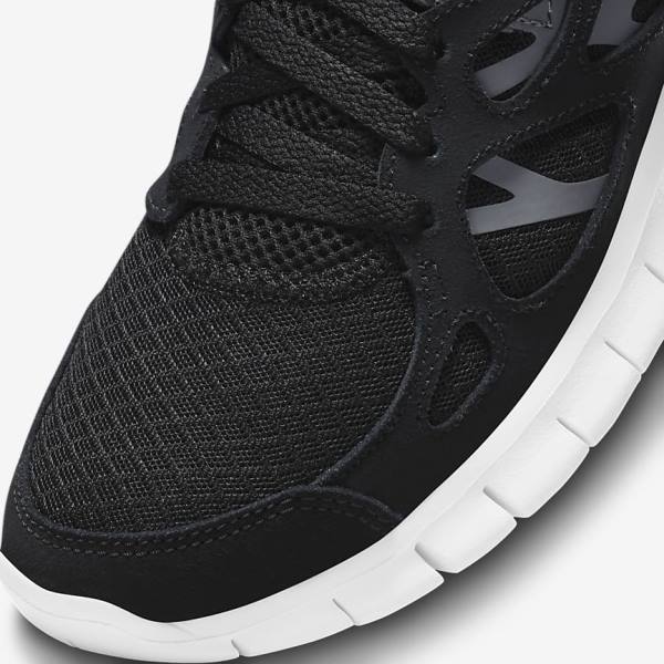 Nike Free Run 2 Ženske Superge Črna / Temno Siva / Bela | NK597WPC