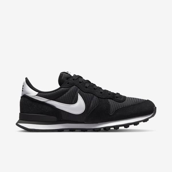 Nike Internationalist Ženske Superge Črna / Temno Siva / Bela | NK385TOF