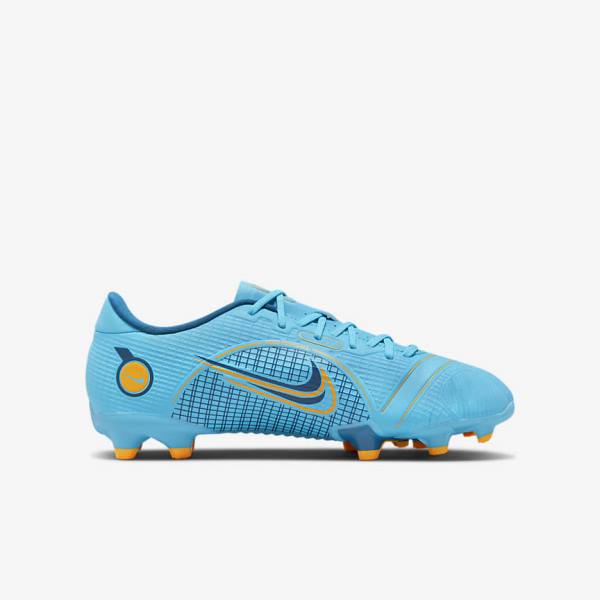 Nike Jr. Mercurial Vapor 14 Academy MG Older Multi-Ground Otroci Nogometni Čevlji Modra / Oranžna | NK263VHM