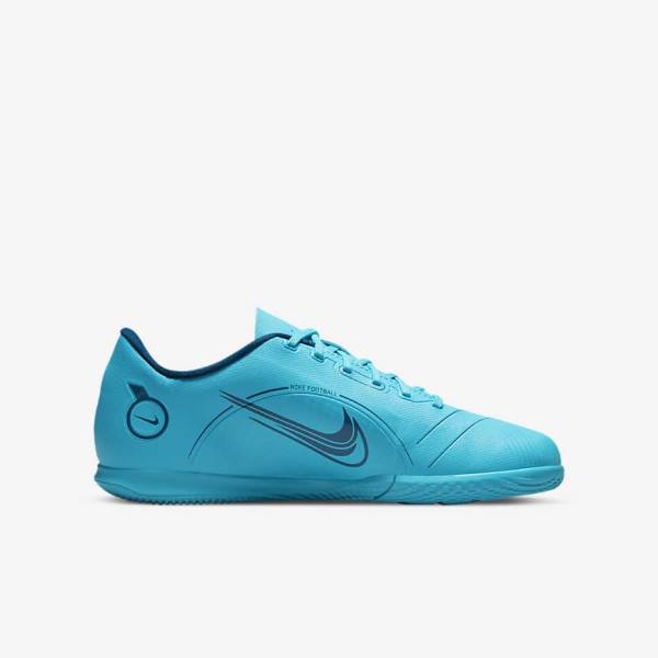 Nike Jr. Mercurial Vapor 14 Club IC Older Indoor Court Otroci Nogometni Čevlji Modra / Oranžna | NK349LSH