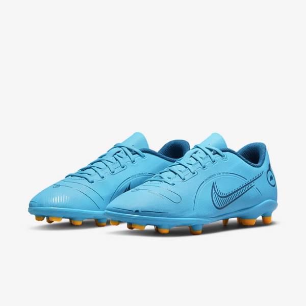 Nike Jr. Mercurial Vapor 14 Club MG Older Multi-Ground Otroci Nogometni Čevlji Modra / Oranžna | NK431AMT