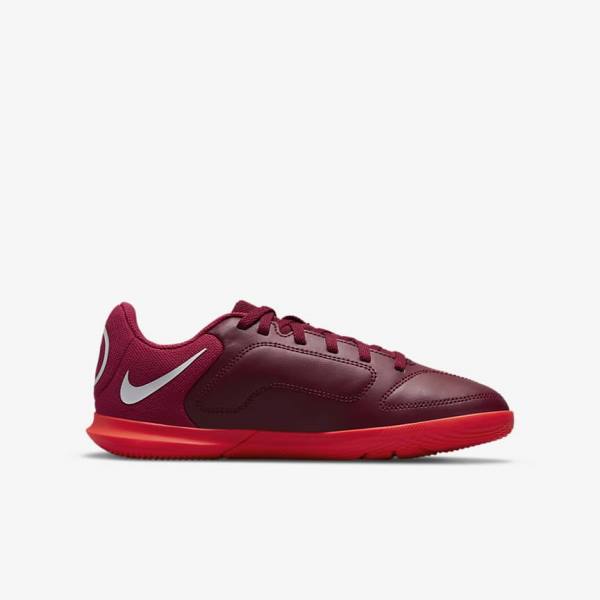 Nike Jr. Tiempo Legend 9 Club IC Older Indoor-Court Otroci Nogometni Čevlji Rdeča / Svetloba Rdeča | NK987XPG