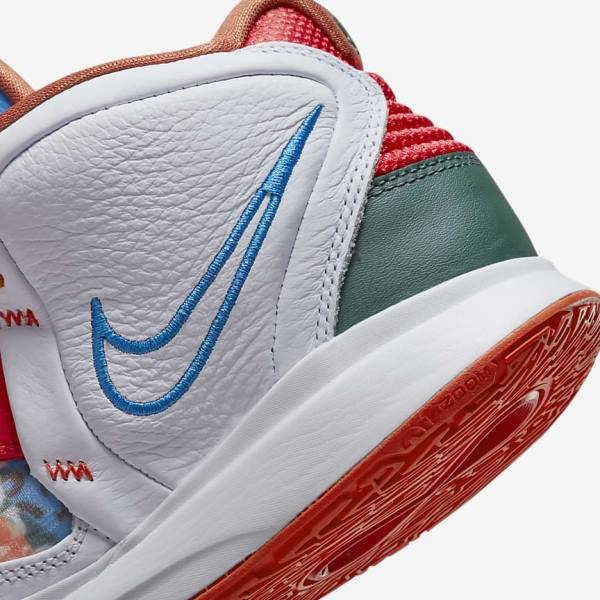 Nike Kyrie Infinity Ženske Košarkaški Copati Bela / Rdeča / Zlato / Svetloba Modra | NK796IKD