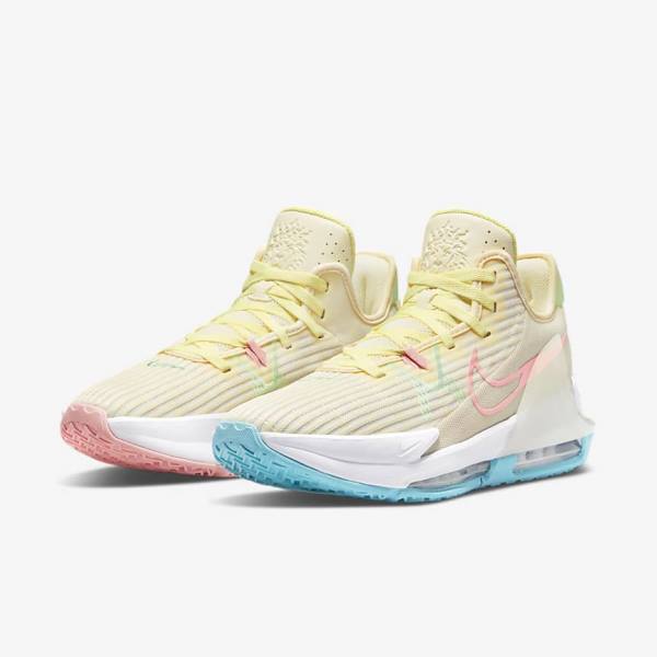 Nike LeBron Witness 6 Ženske Košarkaški Copati Zelena / Modra | NK038GRB