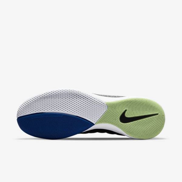 Nike Lunar Gato II IC Indoor Court Moški Nogometni Čevlji Črna / Svetloba Modra / Svetloba Zelena | NK630WFI