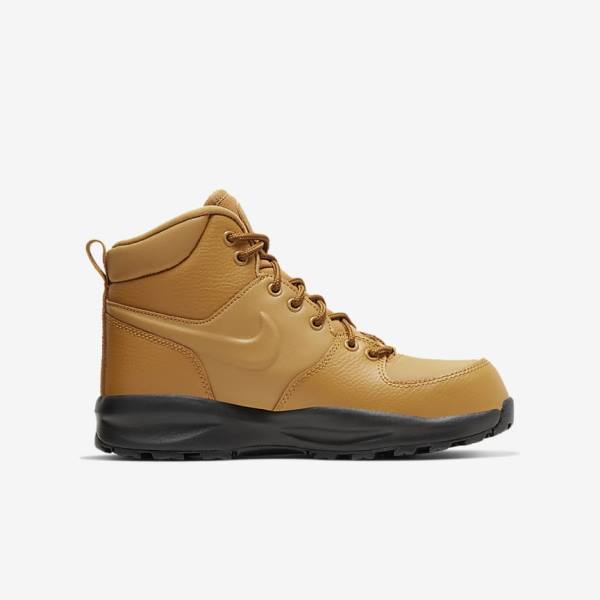 Nike Manoa LTR Older Boot Otroci Pohodni Čevlji Rjav / Črna | NK594HLF