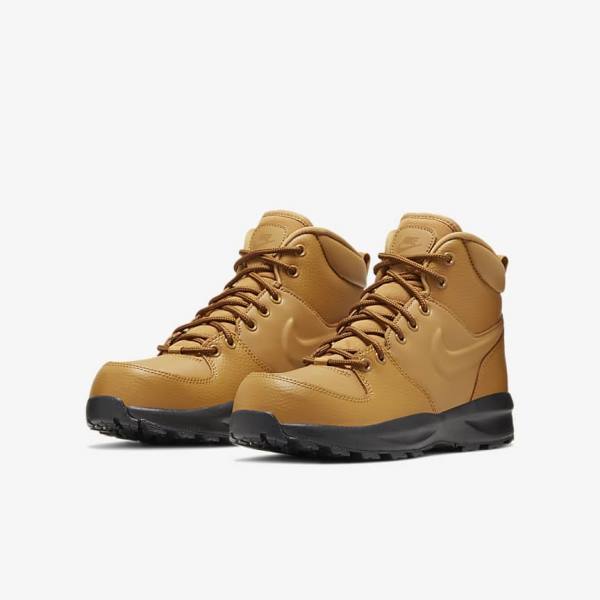 Nike Manoa LTR Older Boot Otroci Superge Rjav / Črna | NK264SOH