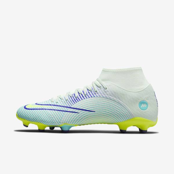 Nike Mercurial Dream Speed Superfly 8 Academy MG Multi-Grounds Ženske Nogometni Čevlji Zelena / Vijolična / Zelena | NK725SUD