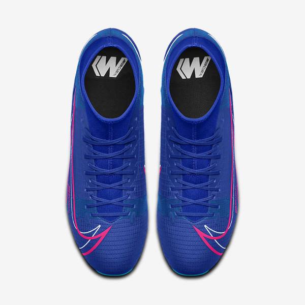 Nike Mercurial Superfly 8 Academy By You Custom Ženske Nogometni Čevlji Večbarvni | NK037RYG