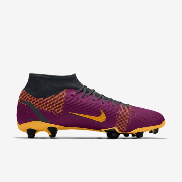 Nike Mercurial Superfly 8 Academy By You Custom Ženske Nogometni Čevlji Večbarvni | NK431JSX