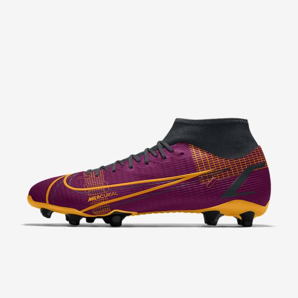 Nike Mercurial Superfly 8 Academy By You Custom Ženske Nogometni Čevlji Večbarvni | NK431JSX