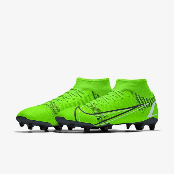 Nike Mercurial Superfly 8 Academy By You Custom Ženske Nogometni Čevlji Večbarvni | NK524CRL